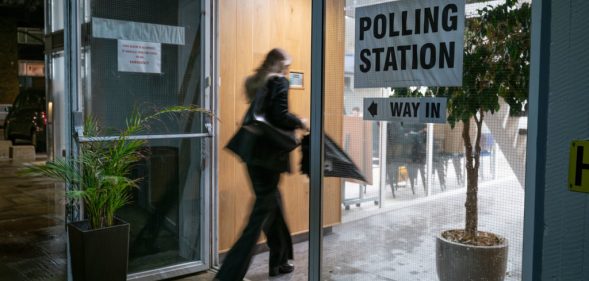 Voters head to polls in what is considered the most important election in a generation, in London, on Dec. 12, 2019.