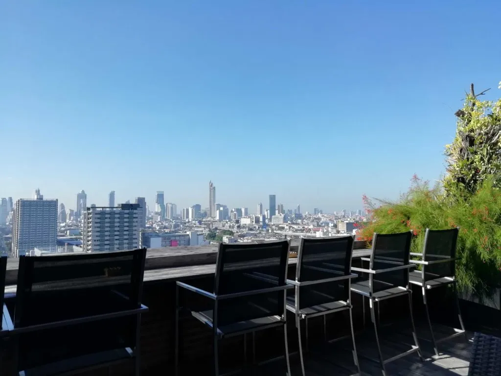 The view at breakfast: Overlooking Bangkok at Siam@Siam (PinkNews)