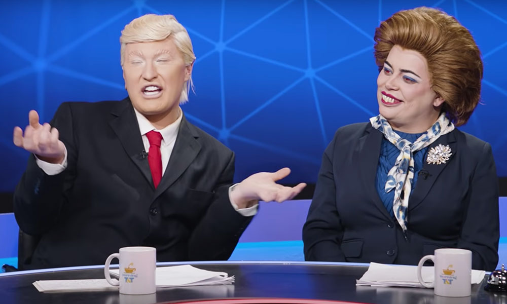 The Vivienne as Donald Trump and Baga Chipz as Margaret Thatcher