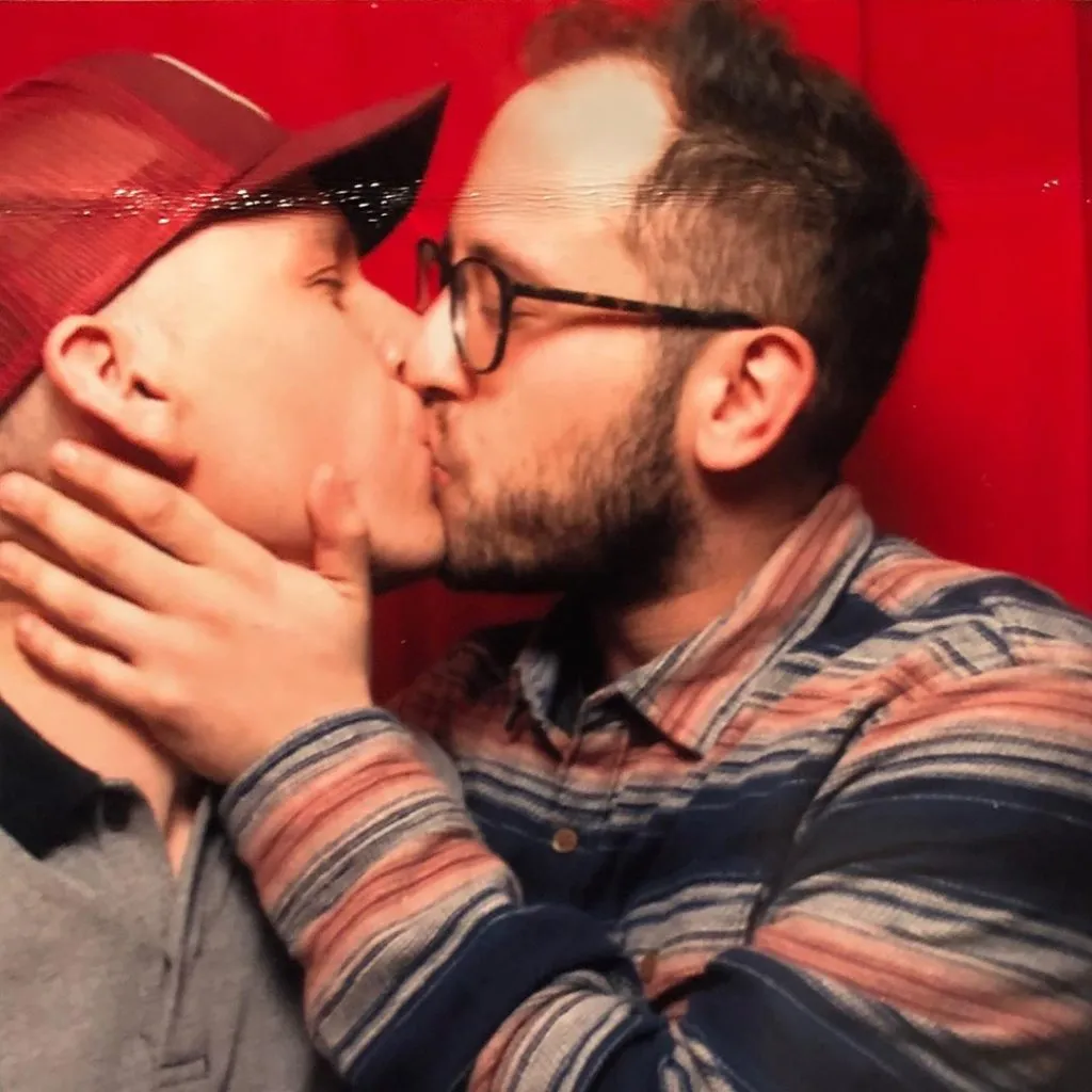 Trixie Mattel kissing her boyfriend