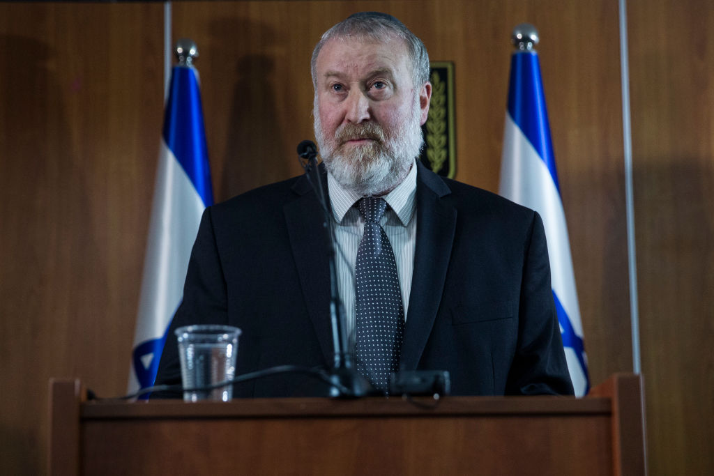 Israel's Attorney General Avichai Mandelblit said Jerusalem had overstepped its authority