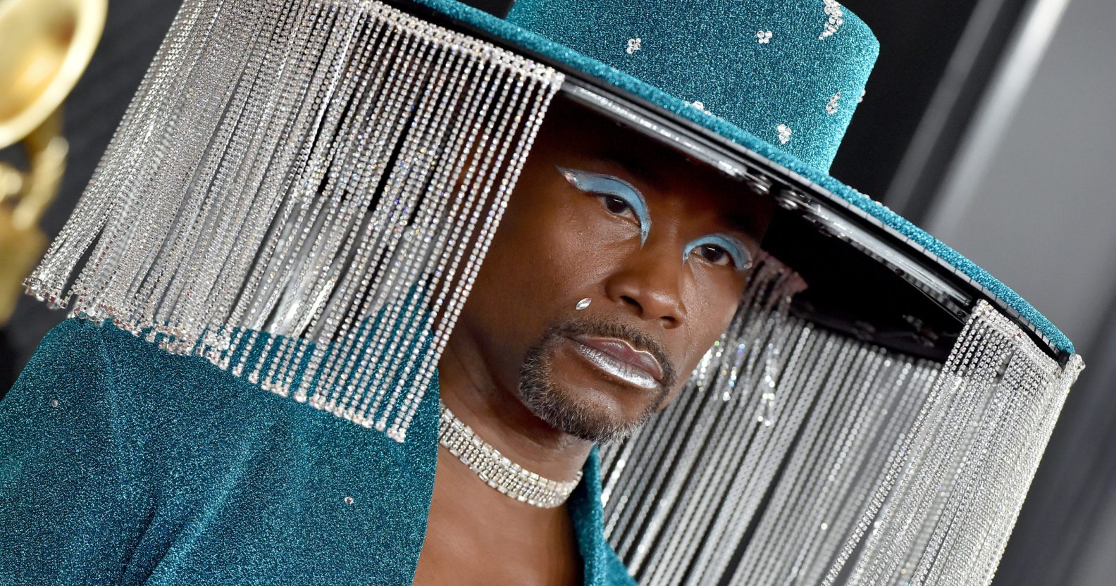 Billy Porter wore a crystal fringed hat to the Grammys and it's everything