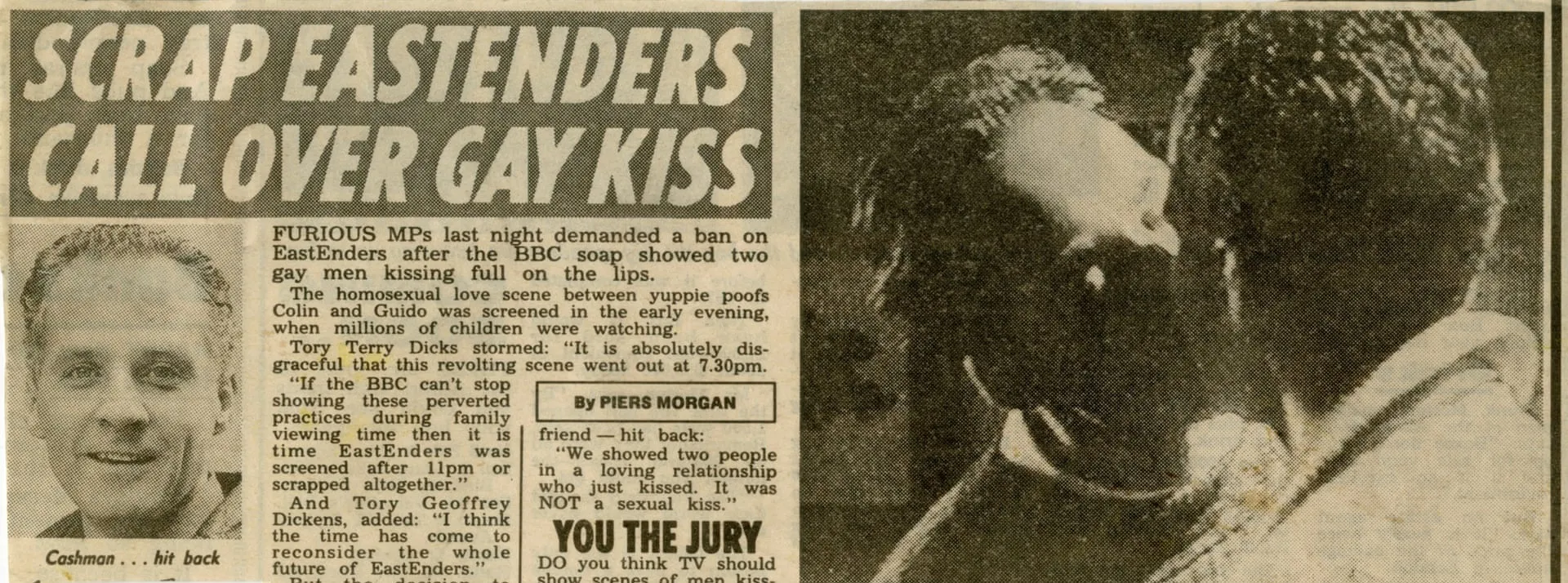 Piers Morgan penned the article for The Sun in 1989