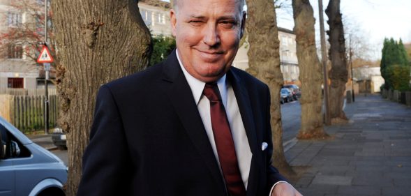 British entertainer Michael Barrymore. (FACUNDO ARRIZABALAGA/AFP via Getty Images)