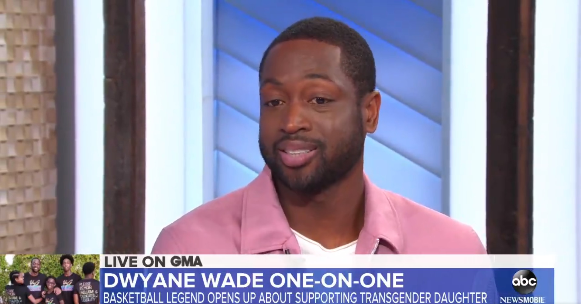 Dwyane Wade: Daughter Has Known She Was Trans Since She Was Three