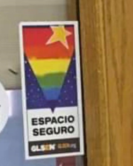 The lawmaker is very upset about this rainbow sticker