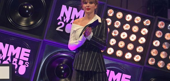 Taylor Swift attends The NME Awards 2020 at the O2 Academy Brixton on February 12, 2020 in London, England.