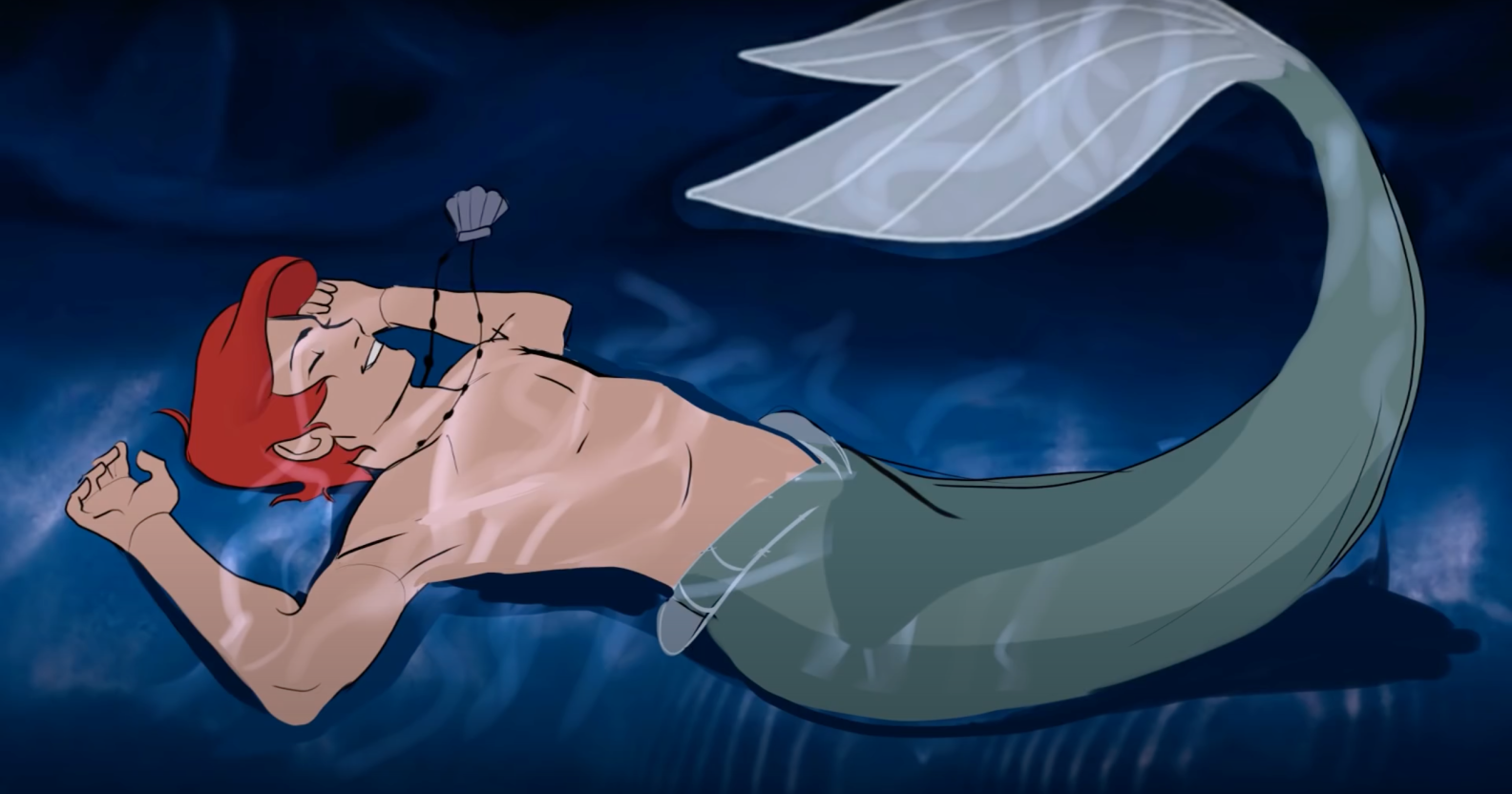 Little Mermaid Lesbian Cartoon Porn - The Little Mermaid: Queer animator reimagines Ariel as a man