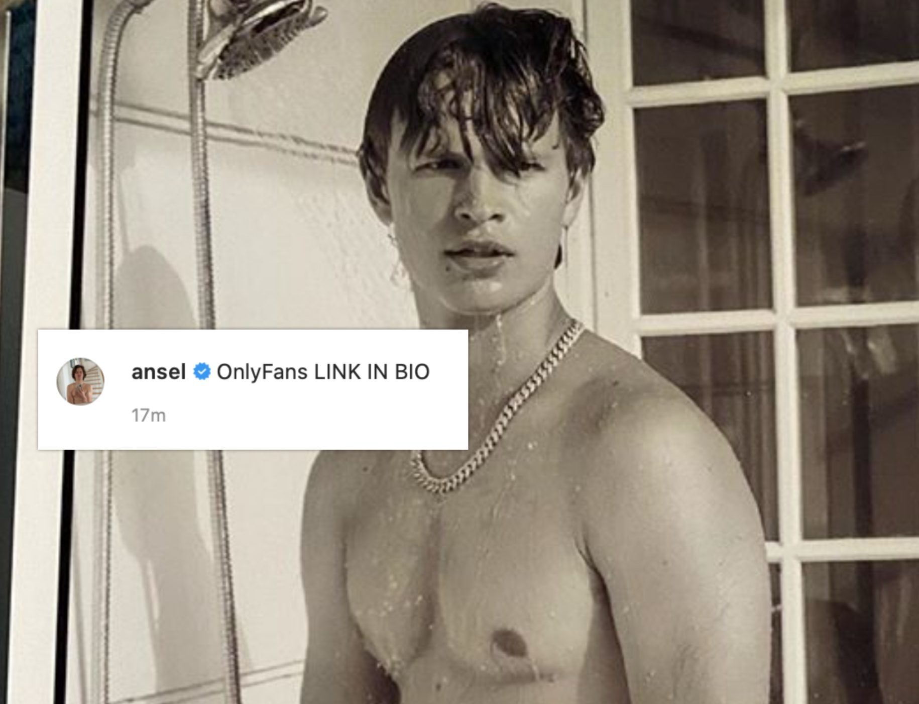 Ansel Elgort Just Dropped A Nude To Promote His Onlyfans Kind Of