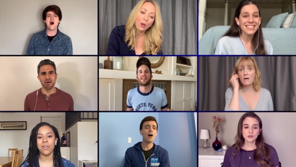 Ben Platt led the Dear Evan Hansen cast in the at-home rendition of 'You Will Be Found'