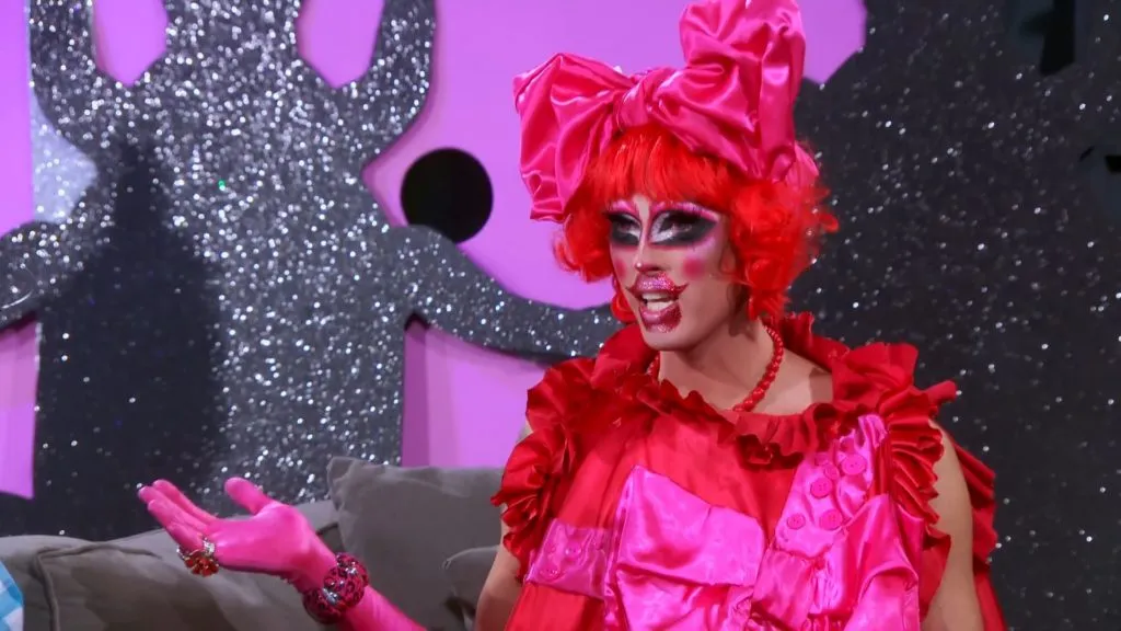 Crystal Methyd in the Untucked lounge