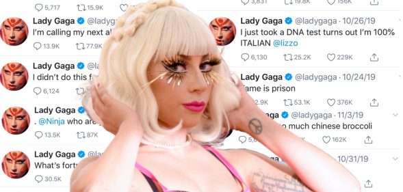 Lady Gaga has revealed why she tweeted the letter "f" once and yes, we really do report on what matters. (Jamie McCarthy/Getty Images)