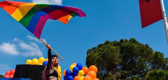 The leading governing body for psychologists in Albania have banned conversion therapy. (GENT SHKULLAKU/AFP via Getty Images)