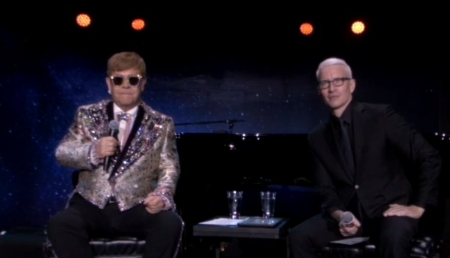 Sir Elton John called Anderson Cooper to congratulate him