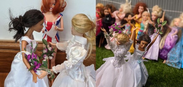 Barbie same-sex wedding