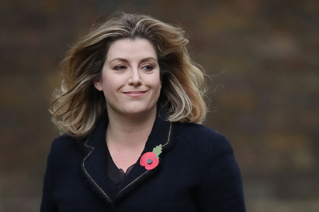 Penny Mordaunt arrives at Downing Street on November 9, 2017 in London, England.