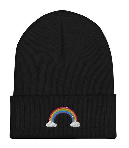 Rainbow beanie hat PinkNews Pride for All