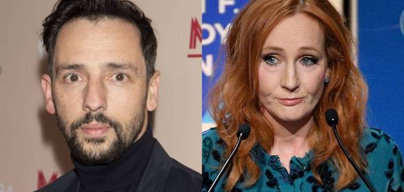 Ralf Little and JK Rowling