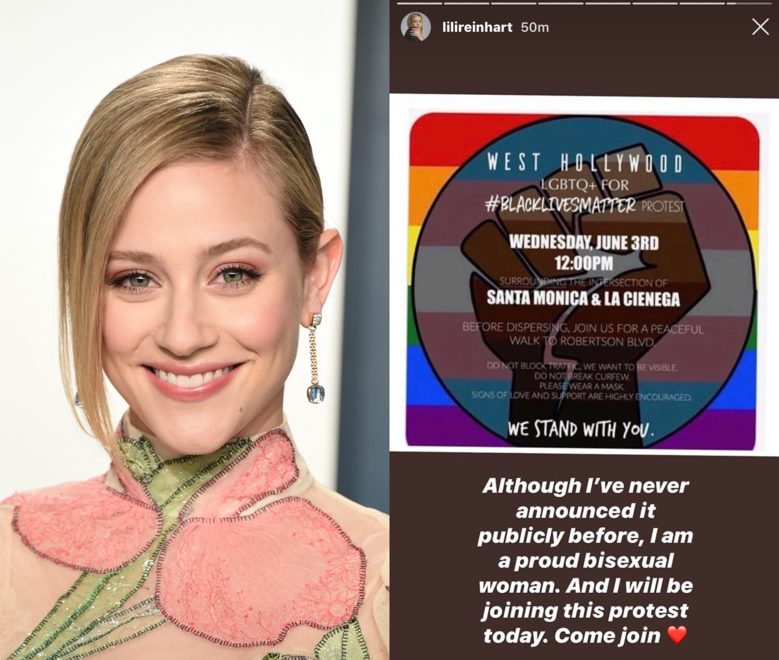 Lili Reinhart Riverdale Comes Out As A Proud Bisexual Woman 