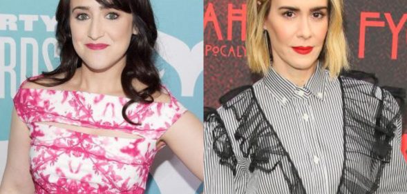 Mara Wilson (L) and Sarah Paulson were one of countless cis women criticising JK Rowling. (Jason Kempin/Getty Images for Shorty Awards/Jean Baptiste Lacroix/Getty Images)