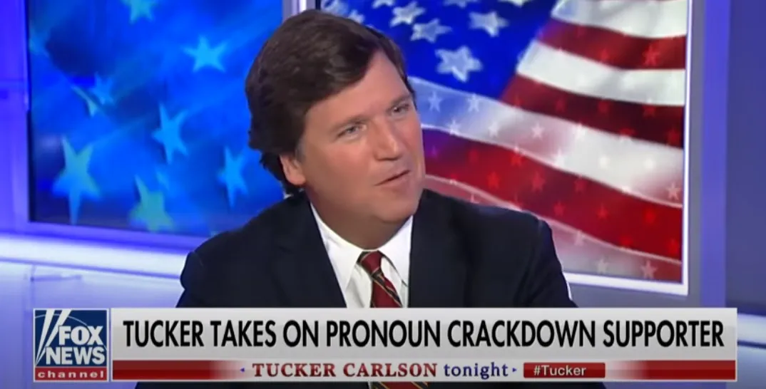 Tucker Carlson, host of the most openly anti-LGBT show on Fox News, employed a writer who is anti-LGBT