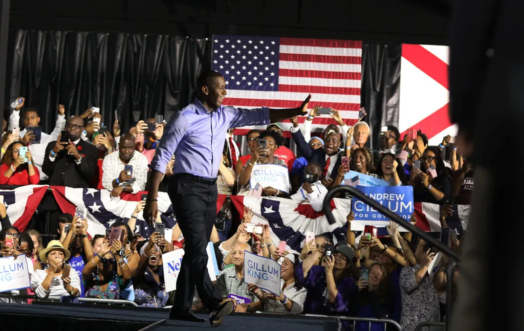 Former Florida Democratic gubernatorial candidate Andrew Gillum, a name once floated to be on the 2020 vice-presidential ticket. (Joe Raedle/Getty Images)