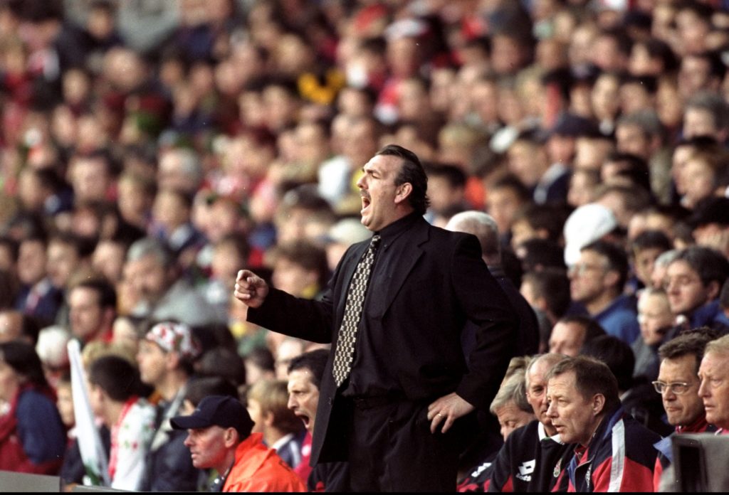 Neville Southall. (Phil Cole/Allsport via Getty Images)