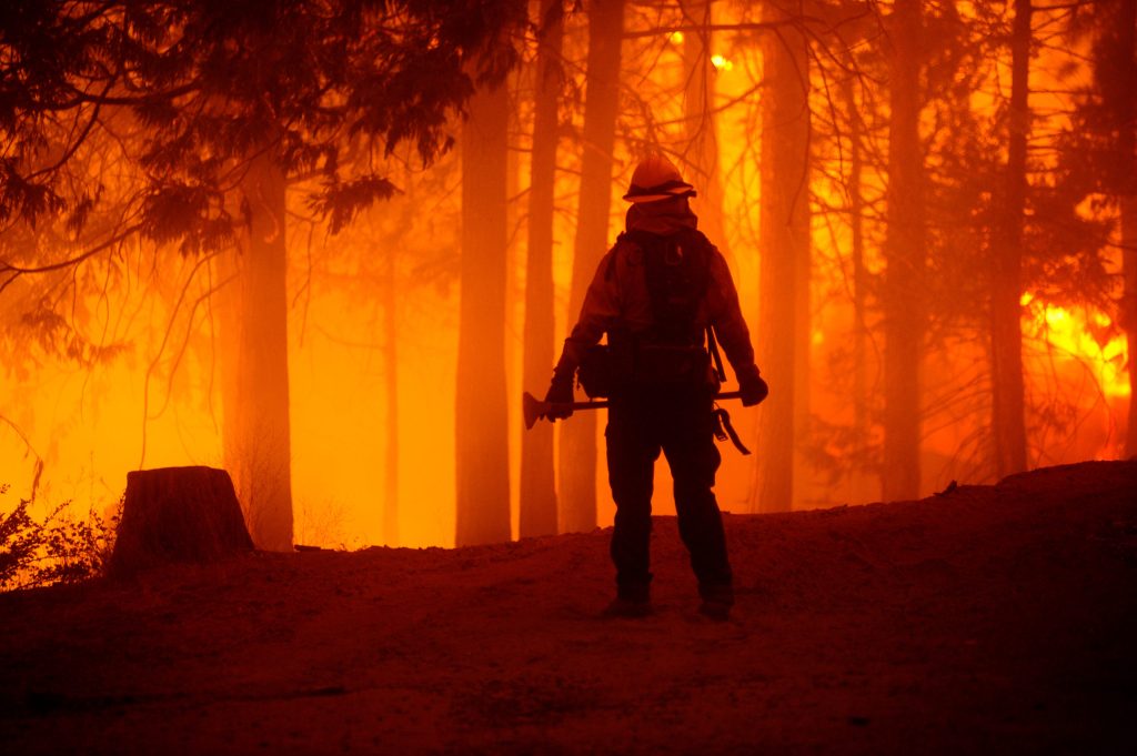 The fire was sparked by a gender reveal party