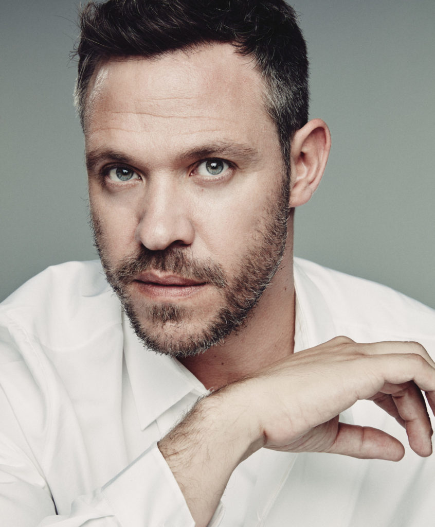 Will Young in a white shirt