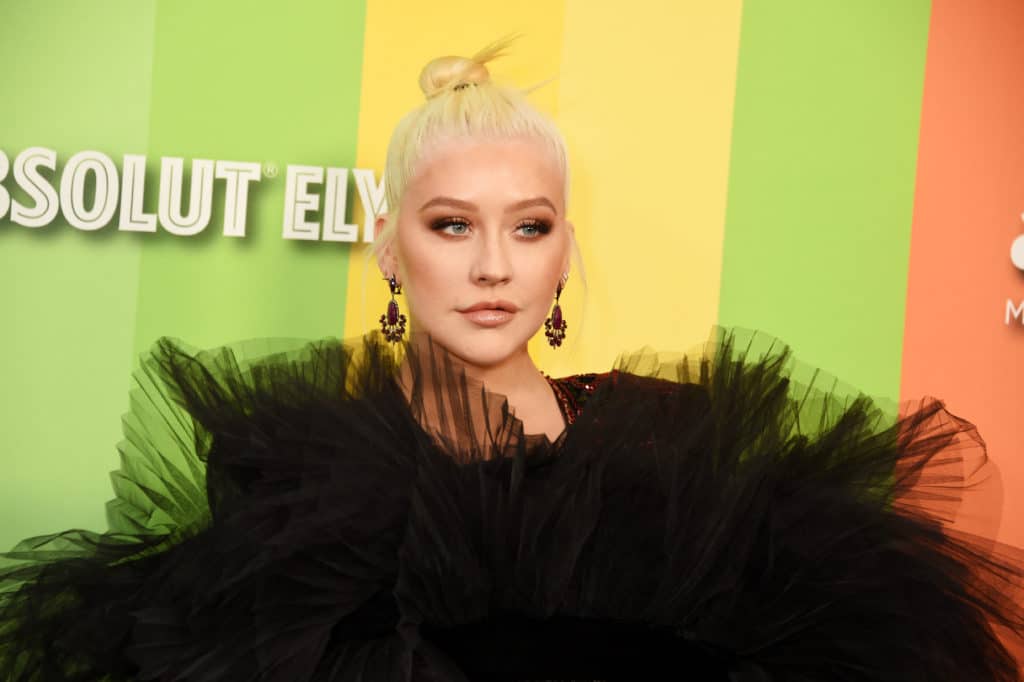 Christina Aguilera was labelled by Trump campaigners as 'an Obama-supporting Democrat and a gay-rights supporting liberal'. (Gregg DeGuire/Getty Images)