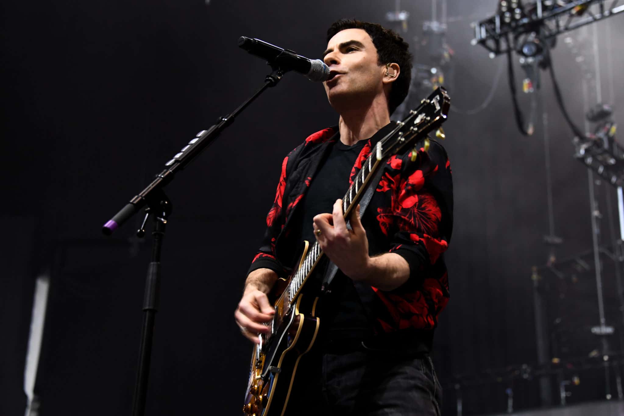 Kelly Jones of Welsh rock band Stereophonics performs on stage at the O2 Arena in London on March 6, 2020. 