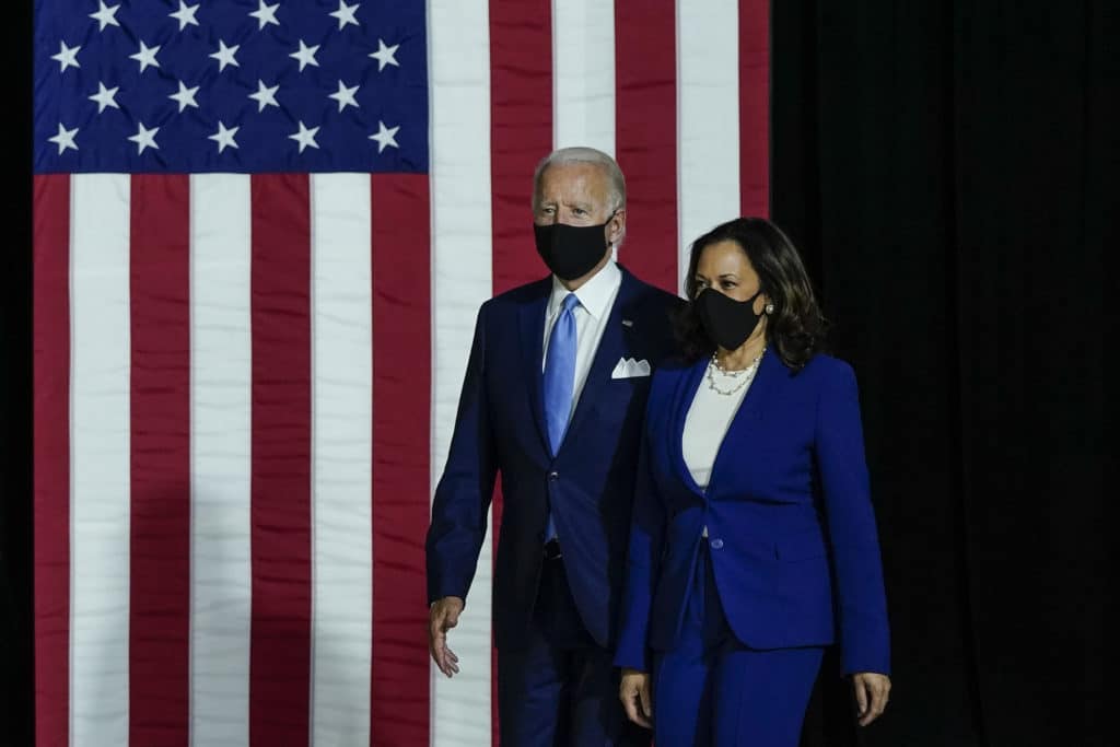 LGBT+ rights were a plank of US President Joe Biden and Vice President Kamala Harris campaign pledges. (Drew Angerer/Getty Images)