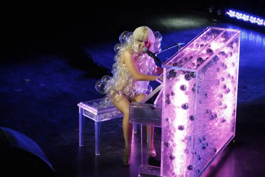 Lady Gaga performs at The GRAMMY Celebration Concert Tour in 2009. (Chris Polk/FilmMagic)