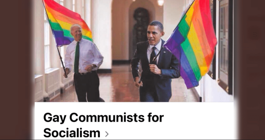 Trump Fans Tricked Into Joining Gay Communists For Socialism Group 2001