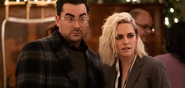 Dan Levy and Kristen Stewart