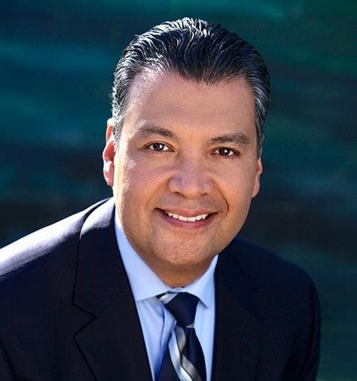 Secretary of state Alex Padilla will fill the incoming vice president's seat in the Senate (State of California)