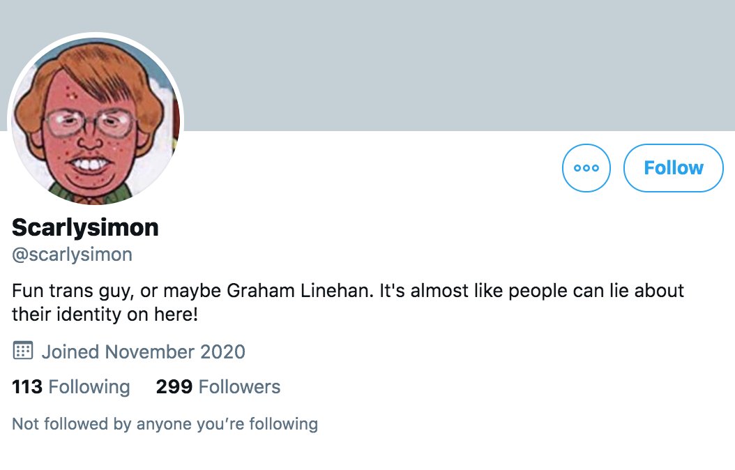 Graham Linehan Returns To Twitter With Fake Trans Guy Account