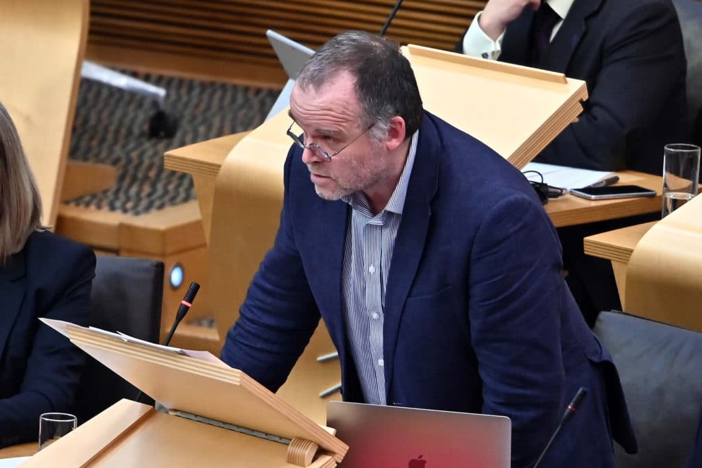 Andy Wightman speaking in the Scottish Parliament