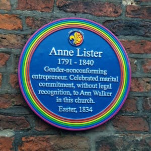 Anne Lister, LGBT History