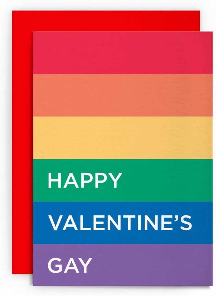 The Happy Valentine's Gay card