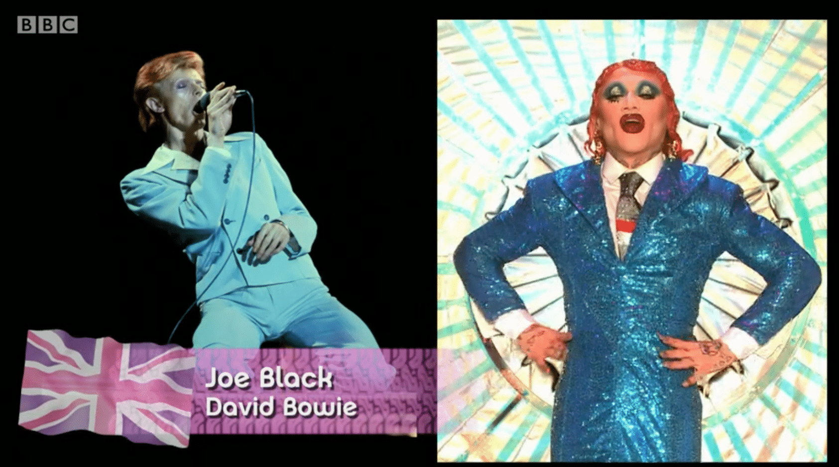 Joe Black, Drag Race UK, LGBT, David Bowie