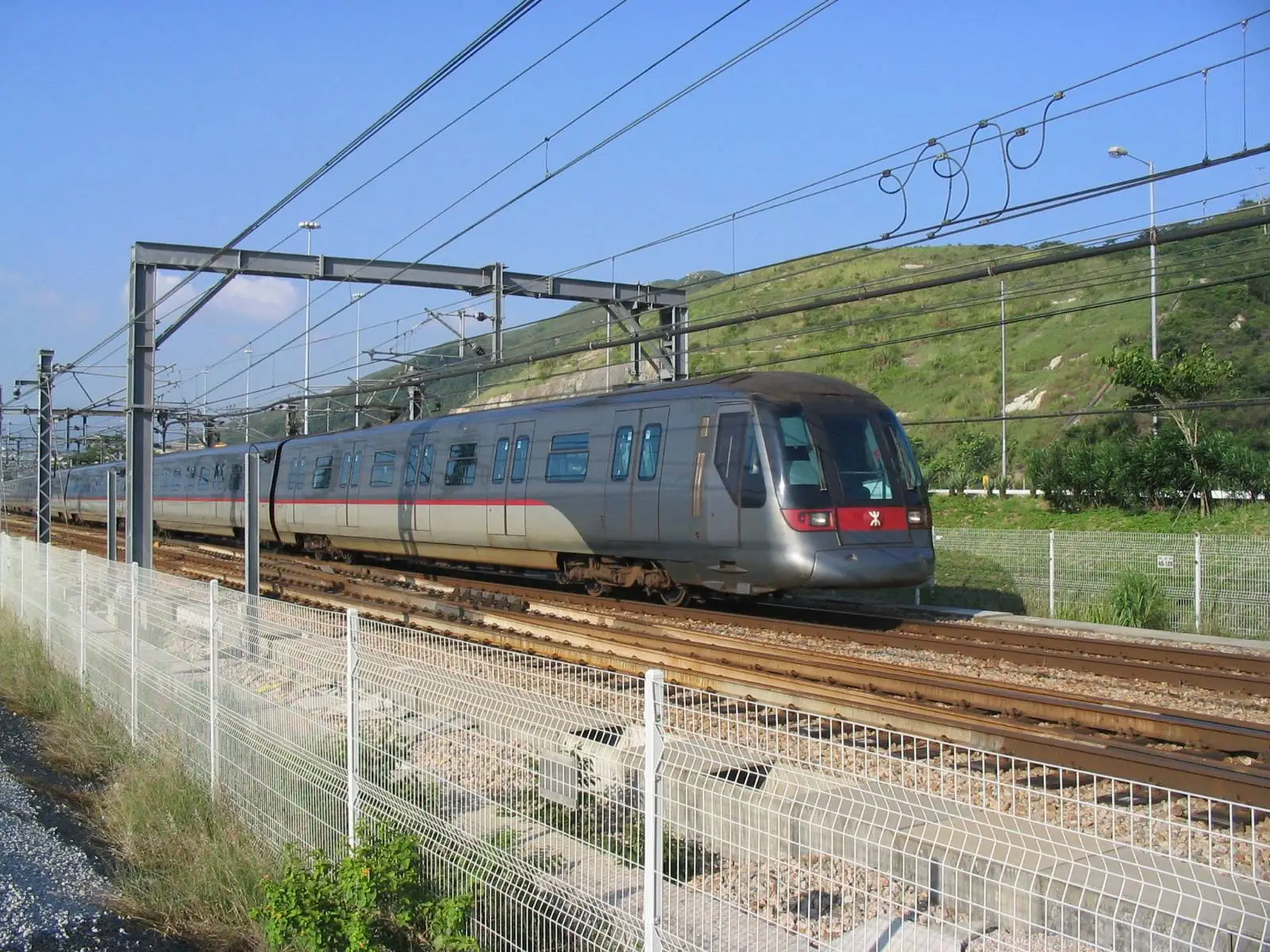 The porn video was filmed on a train believed to be operating on the Tung Chung line of the Hong Kong rapid transit system