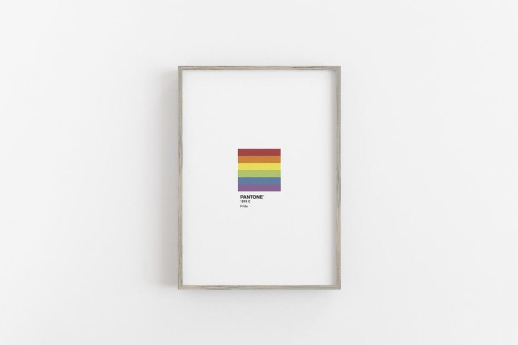 The Pantone Pride print is available from Etsy