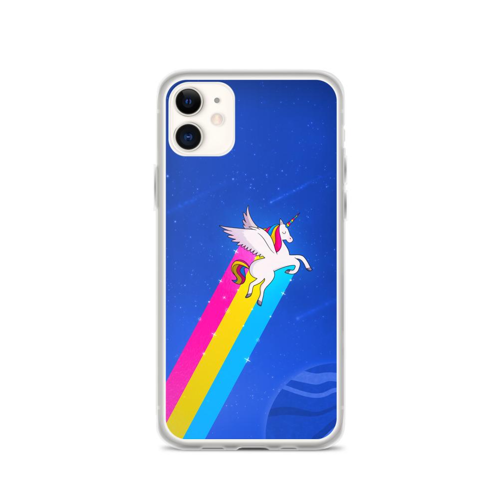 Pan Rainbow Unicorn Phone Case. (PinkNews)