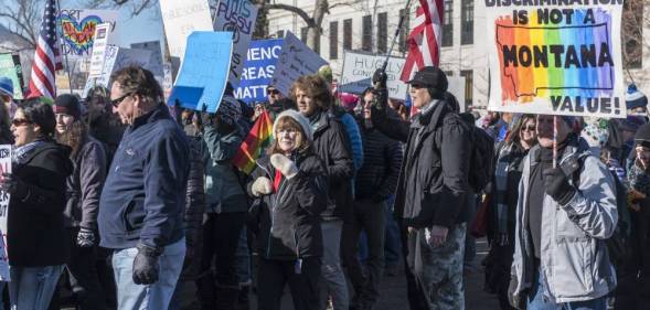 Montana discrimination women's march