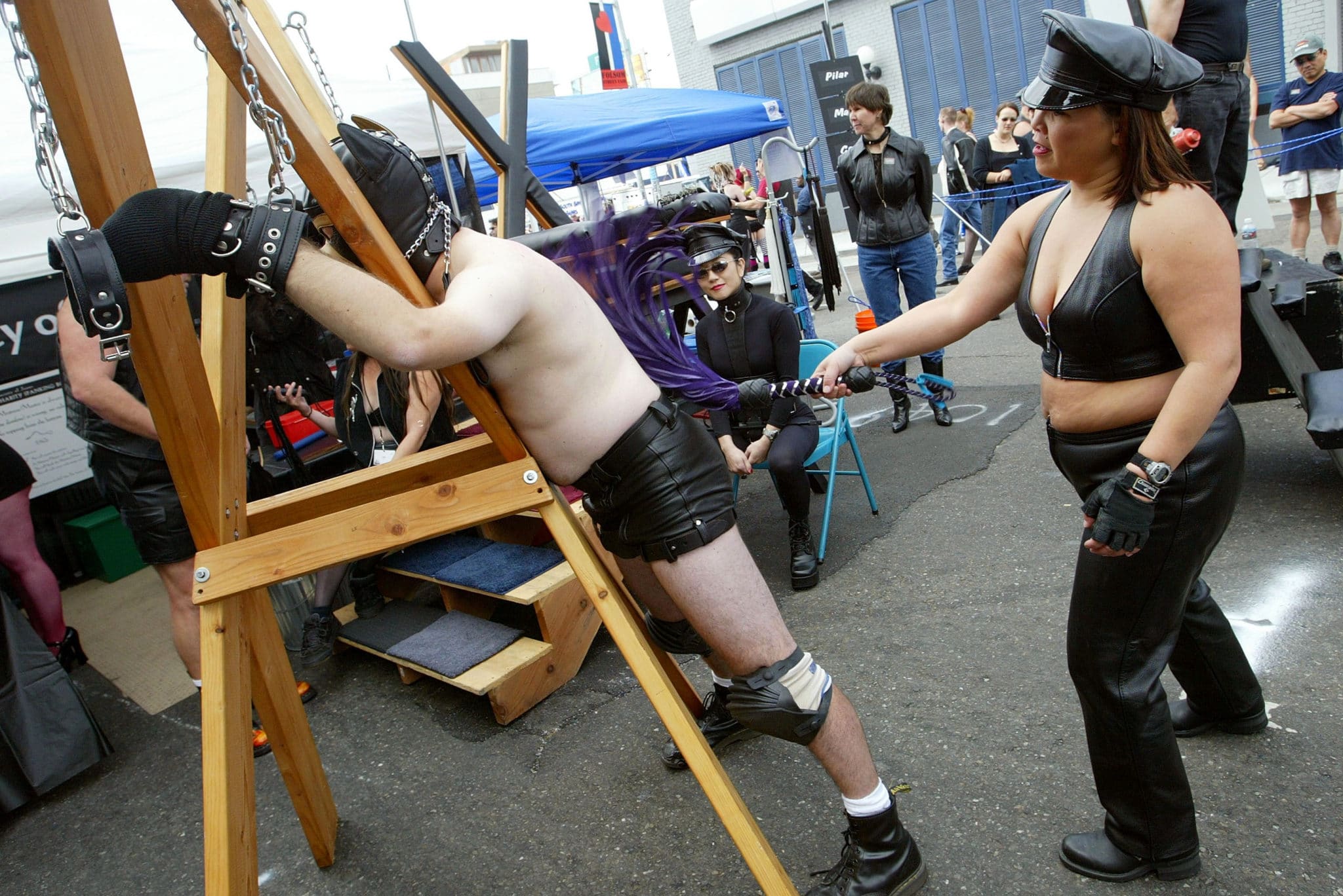 Russell Tovey took his mum to the Folsom Street Fair 