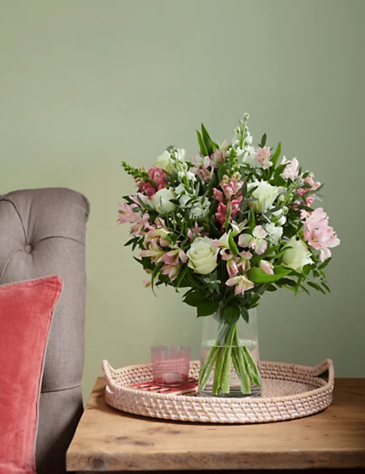 The 'lovely mum bouquet' is priced at £25 with free delivery. (Marks & Spencer)