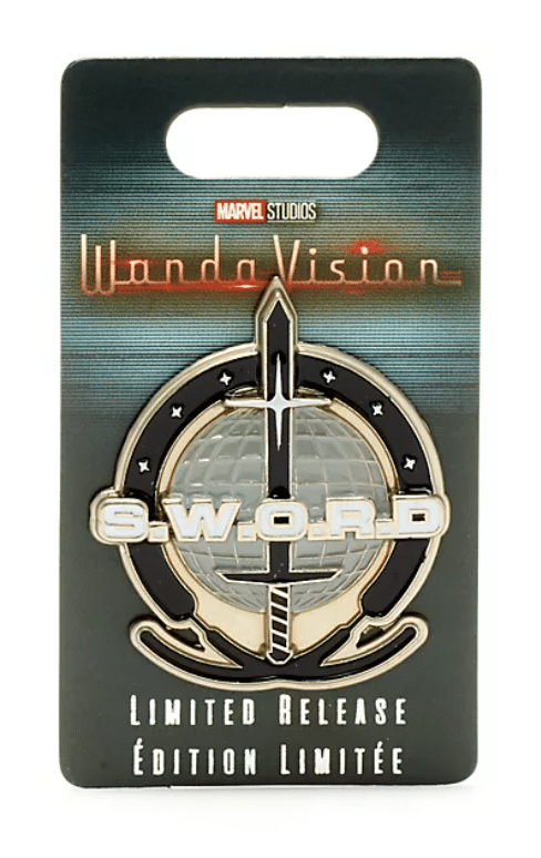 The limited edition S.W.O.R.D pin is priced at £12. (Disney)