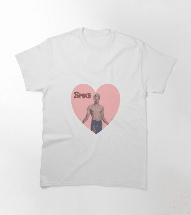 The Spike heart t-shirt. (ursiepercy/Redbubble)
