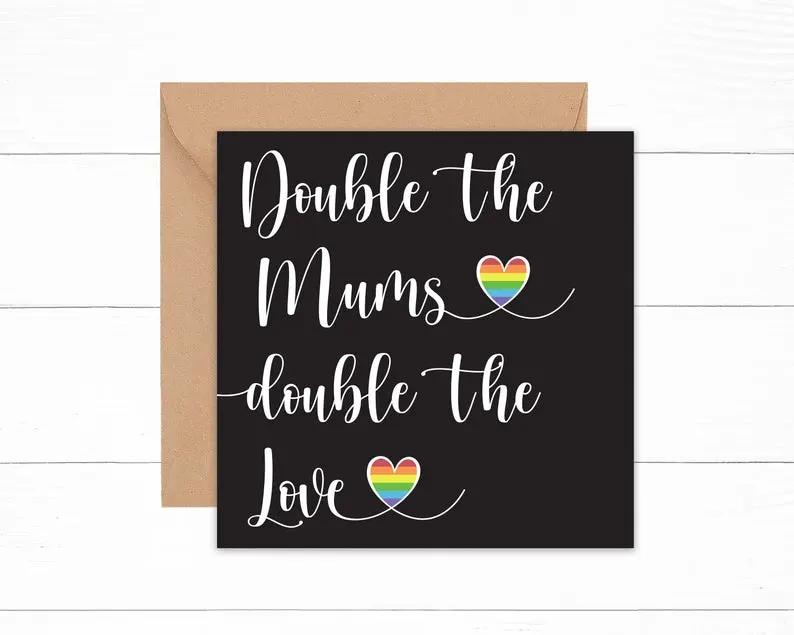 Double the mums, double the love card. (Etsy/SameKind)